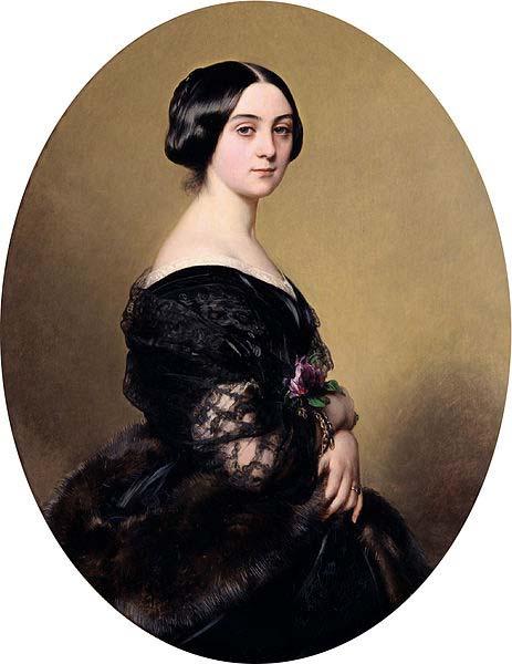 Franz Xaver Winterhalter Baronne Henri Hottinguer, nee Caroline Delessert oil painting picture